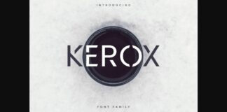 Kerox Font Poster 1