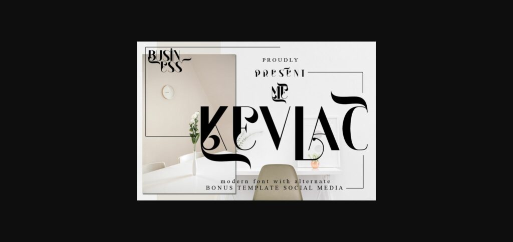 Kevlac Font Poster 2