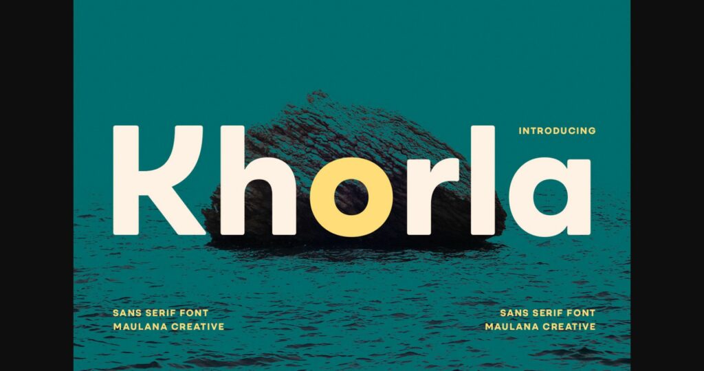 Khorla Font Poster 3