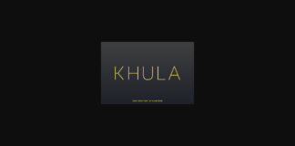 Khula Font Poster 1