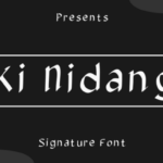 Ki Nidang Fonts