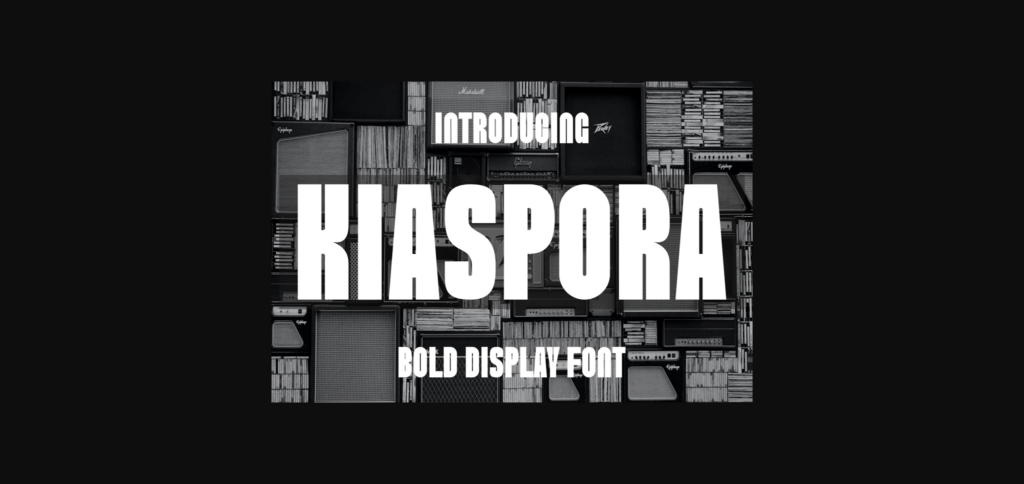 Kiaspora Font Poster 1