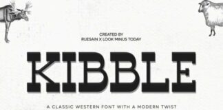 Kibble Fonts