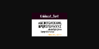 Kiddocut Font Poster 1