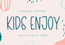 Kids Enjoy Fonts