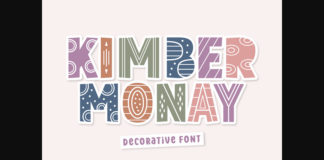 Kimber Monay Font Poster 1