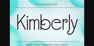 Kimberly Font Poster 1