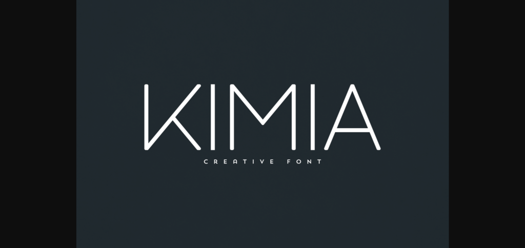 Kimia Font Poster 3