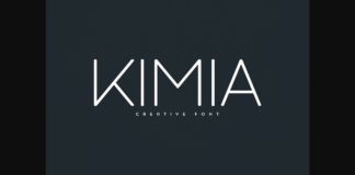 Kimia Font Poster 1