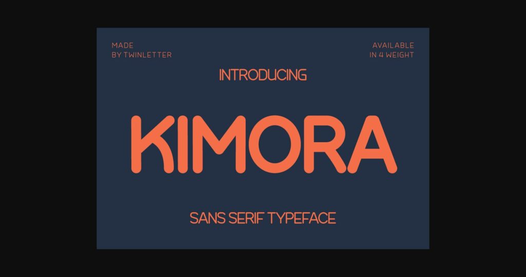 Kimora Font Poster 1