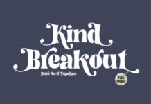 Kind Breakout Fonts