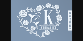 Kindalike Font Poster 1