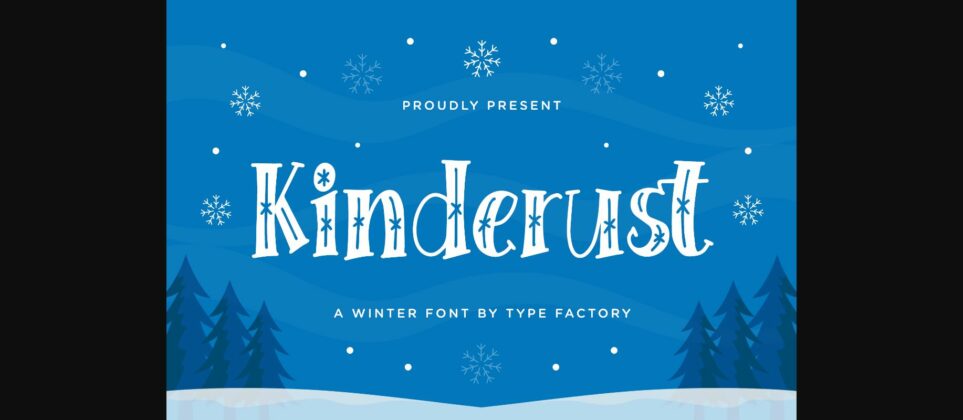 Kinderust Font Poster 3