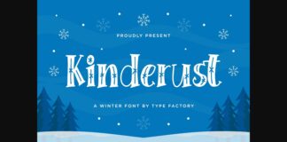 Kinderust Font Poster 1