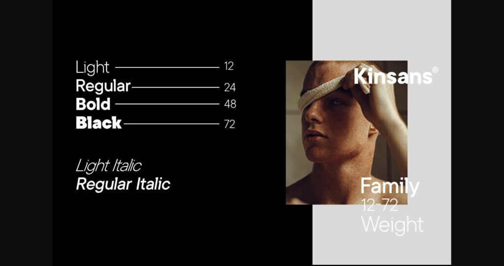 Kinsans Font Poster 4