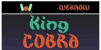 King Cobra Fonts