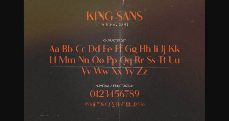 King Font Poster 7