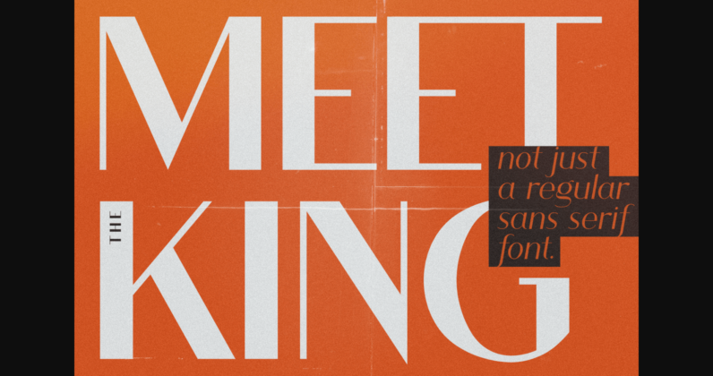 King Font Poster 8