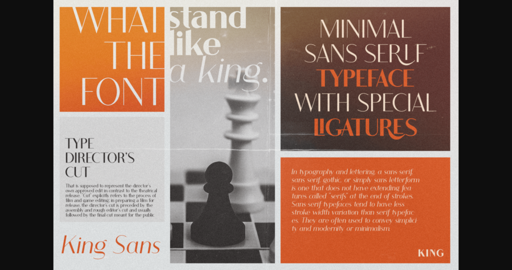 King Font Poster 11