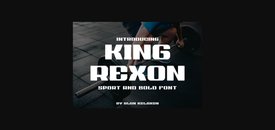 King Rexon Font Poster 1