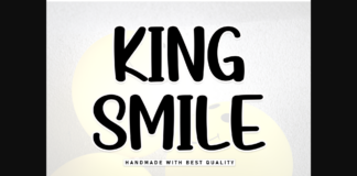 King Smile Font Poster 1