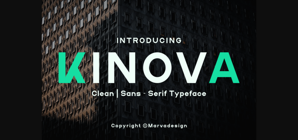 Kinova Font Poster 1