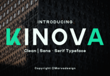 Kinova Font Poster 1