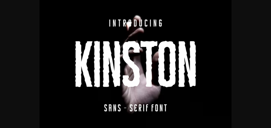 Kinston Font Poster 3