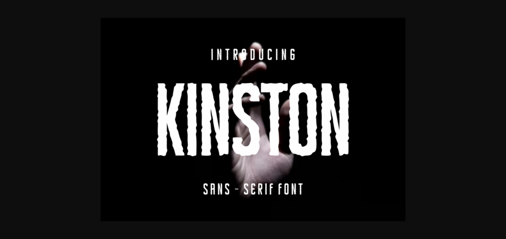 Kinston Font Poster 4