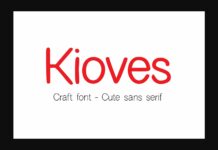 Kioves Font Poster 1