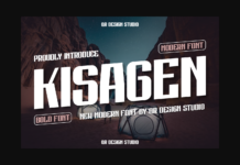 Kisagen Font Poster 1