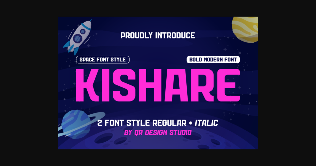 Kishare Font Poster 3