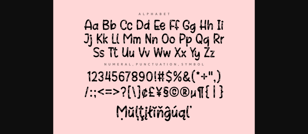 Kitty Sign Font Poster 7