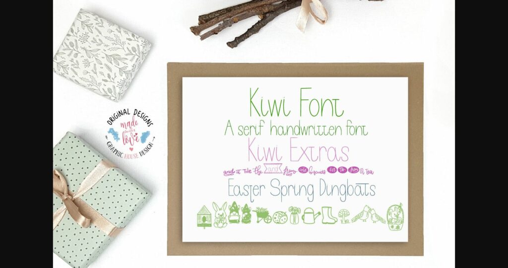 Kiwi Font Poster 3