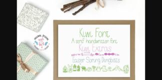 Kiwi Font Poster 1