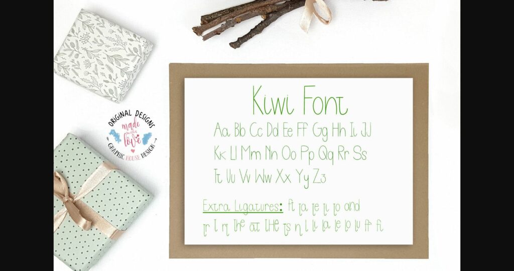 Kiwi Font Poster 4