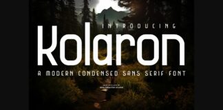 Kolaron Font Poster 1