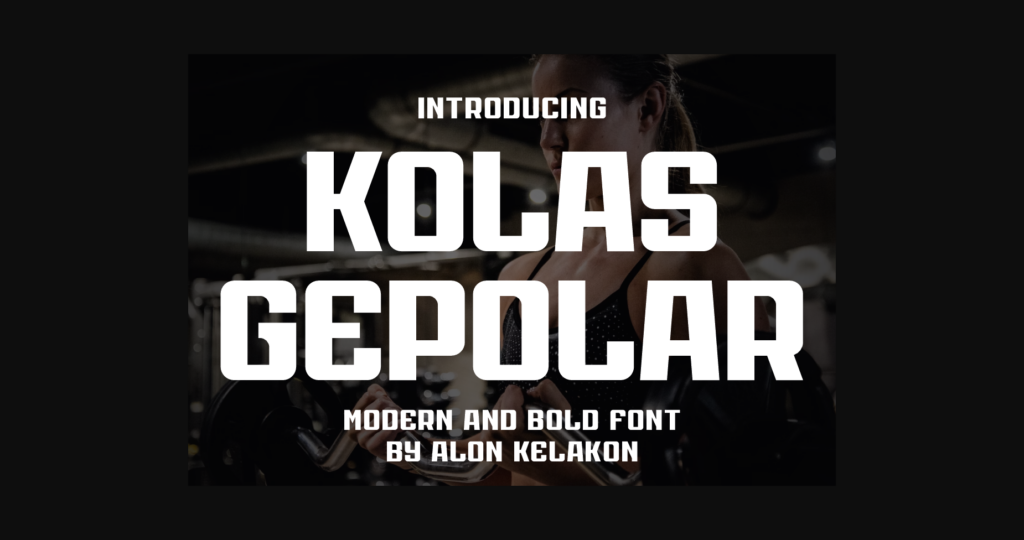 Kolas Gepolar Font Poster 3