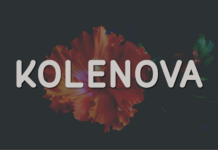 Kolenova Font Poster 1