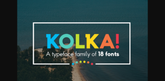 Kolka Font Poster 1