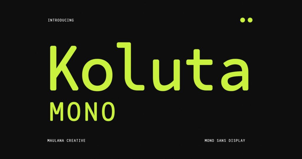 Koluta Font Poster 1