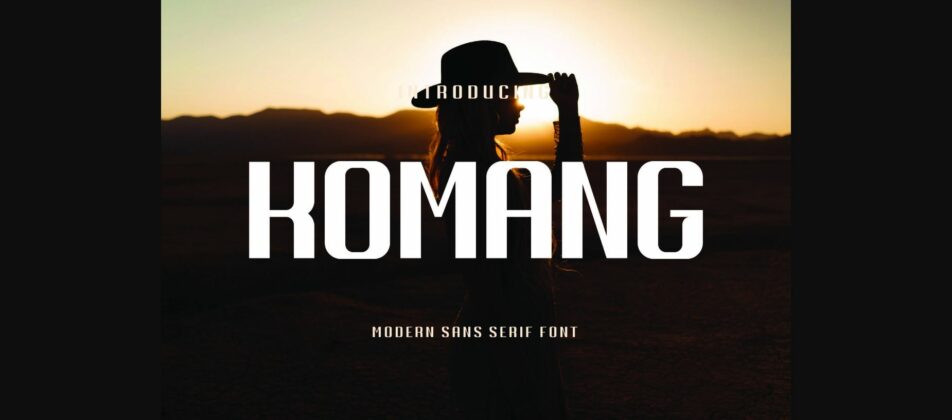 Komang Font Poster 3