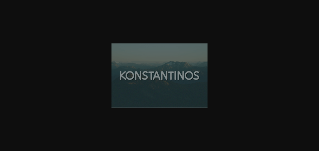 Konstantinos Font Poster 3