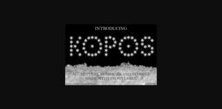 Kopos Font Poster 1