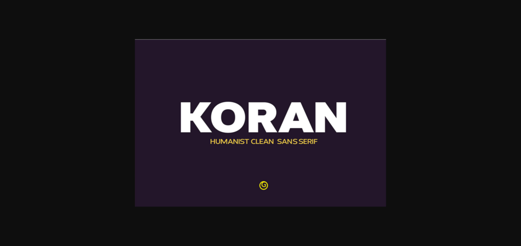 Koran Font Poster 1