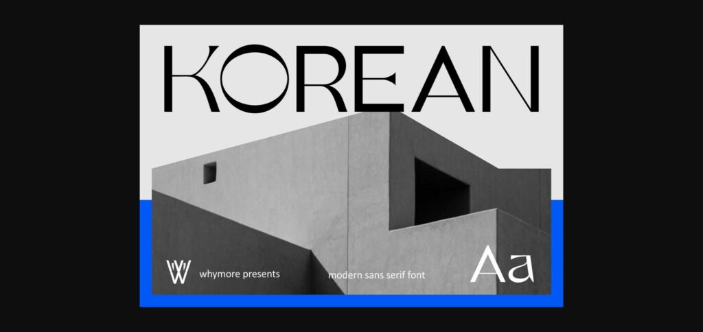 Korean Font Poster 1