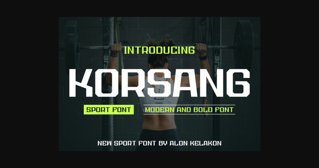 Korsang Font Poster 3