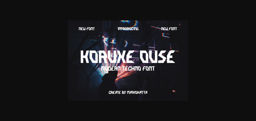 Korukeouse Font Poster 3