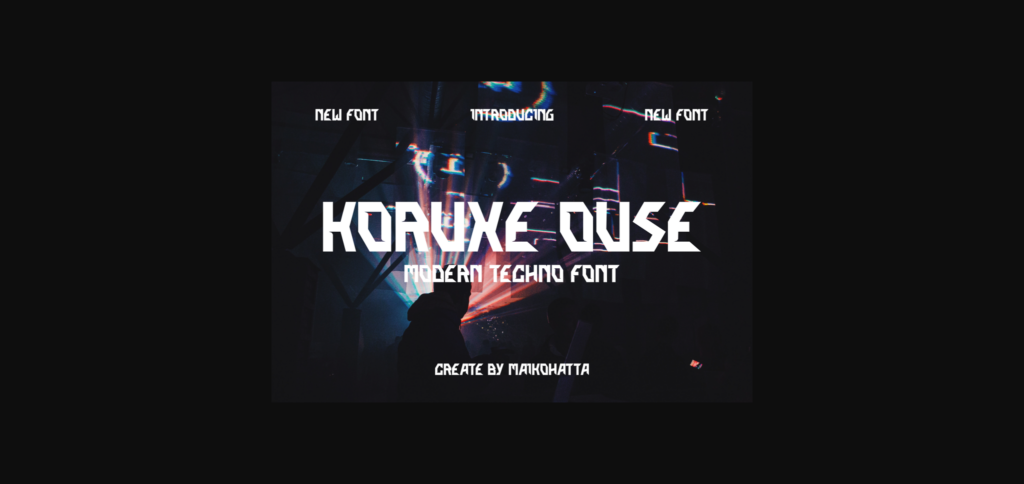 Korukeouse Font Poster 1