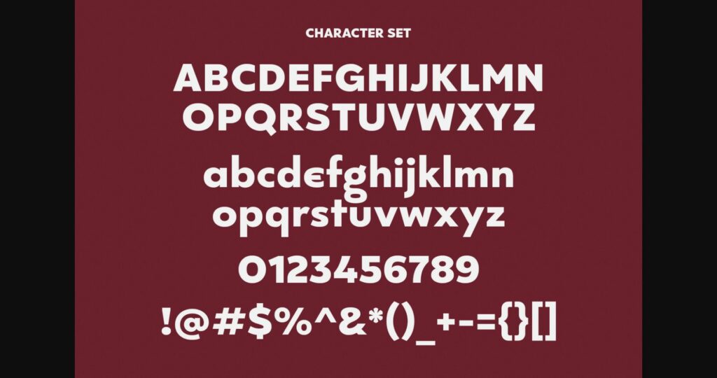 Krague Font Poster 10